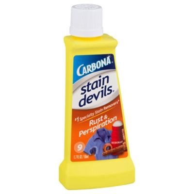 Carbona Stain Devils Stain Remover Rust & Perspiration Bottle - 1.7 Fl. Oz.