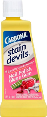 Carbona Stain Devils Stain Remover Nail Polish Glue & Gum Bottle - 1.7 Fl. Oz. - Image 2