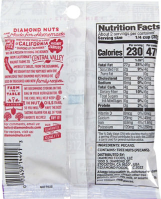 Diamond of California Pecans Chips - 2.25 Oz - Image 5