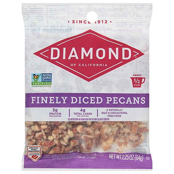 Diamond of California Pecans Chips - 2.25 Oz