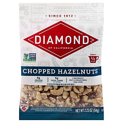 Diamond of California Hazelnuts Chopped - 2.25 Oz - Image 3