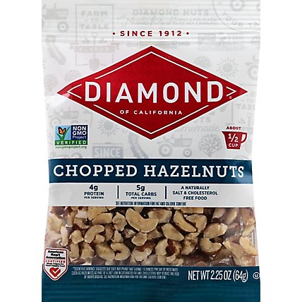 Diamond of California Hazelnuts Chopped - 2.25 Oz - Image 2