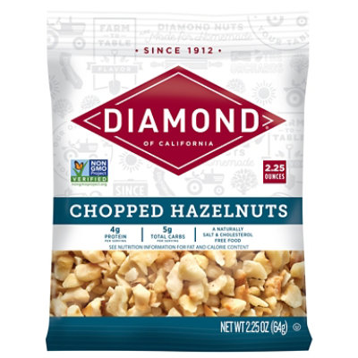 Diamond of California Hazelnuts Chopped - 2.25 Oz