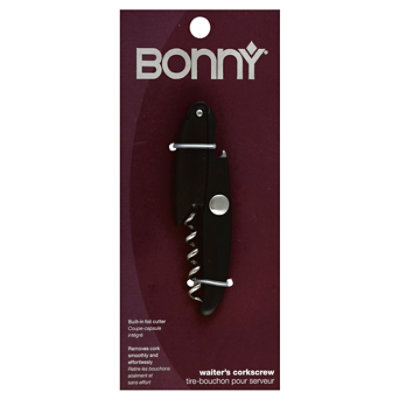Bonny Bar Waiters Style Corkscrew - Each