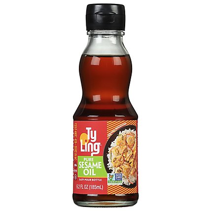 Ty Ling Naturals Sesame Oil Pure - 6.2 Fl. Oz. - Image 3
