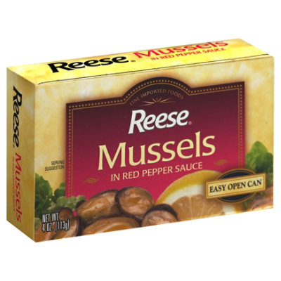 Reese Mussels in Red Pepper Sauce - 4 Oz - Image 1