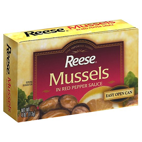 Reese Mussels in Red Pepper Sauce - 4 Oz