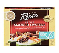 Reese Oysters Smoked Petite - 3.70 Oz