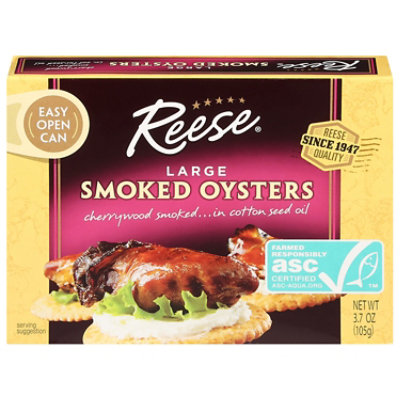 Reese Oysters Smoked Colossal - 3.70 Oz - Image 3