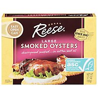 Reese Oysters Smoked Colossal - 3.70 Oz - Image 1