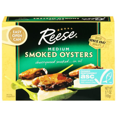 Reese Oysters Smoked Medium - 3.70 Oz - Image 3