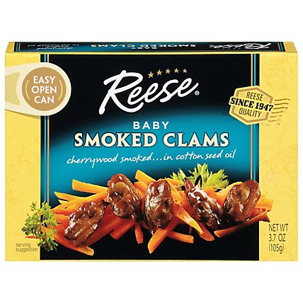 Reese Clams Baby Smoked - 3.66 Oz - Image 2