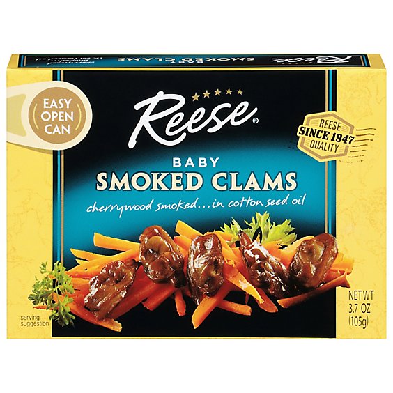Reese Clams Baby Smoked - 3.66 Oz