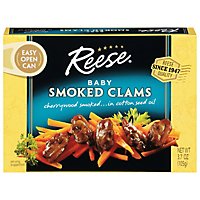 Reese Clams Baby Smoked - 3.66 Oz - Image 1