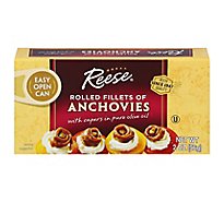 Reese Fillets of Anchovies in Olive Oil Rolled with Capers - 2 Oz