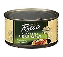 Reese Crab Meat Lump Style - 6 Oz
