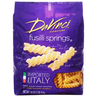 Da Vinci Pasta Fusilli Resealable Bag - 16 Oz