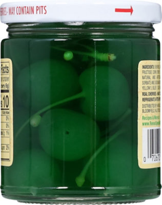 Reese Cherries Maraschino with Stems Green - 10 Oz - Image 6