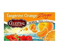 Celestial Seasonings Herbal Tea Bags Caffeine Free Orange Zinger - 20 Count