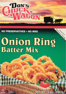 Dons Chuck Wagon Onion Ring Mix - 12 Oz - Albertsons