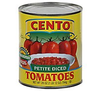 CENTO Tomatoes Diced Petite - 28 Oz