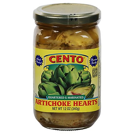 CENTO Artichoke Hearts Quartered & Marinated - 12 Oz - Image 2