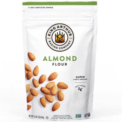 King Arthur Non-GMO Project Verified Certified Kosher Certified Gluten-Free Finely Ground Almond Flour - 16 Oz - Image 2