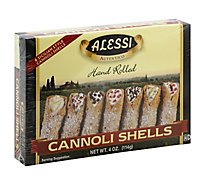 Alessi Hand Rolled Sicilian Style Cannoli Shells - 4 Oz