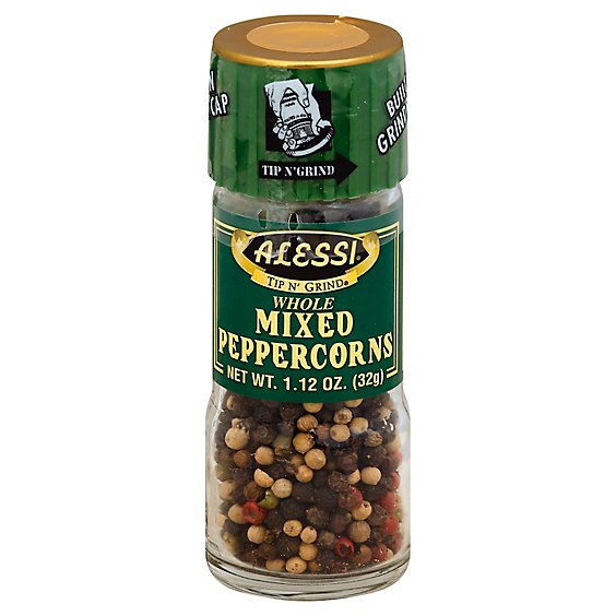 Alessi Tip N Grind Peppercorns Whole Mixed - 1.12 Oz