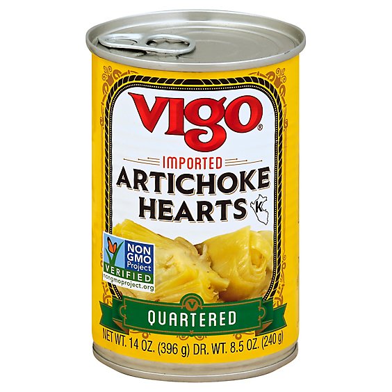 Vigo Artichoke Hearts Quartered - 14 Oz
