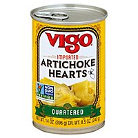 Vigo Artichoke Hearts Quartered - 14 Oz - Image 1