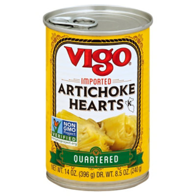 Vigo Artichoke Hearts Quartered - 14 Oz - Image 1