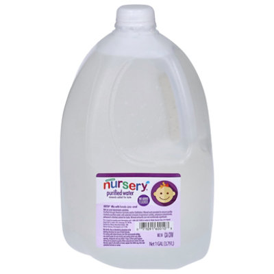 Nursery Purified Water Without Flouride - 1 Gallon - Image 3