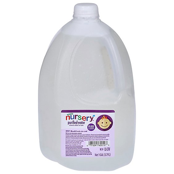 Nursery Purified Water Without Flouride - 1 Gallon