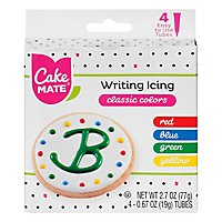Cake Mate Icing Writing Classic Colors - 4-0.68 Oz - Image 3