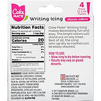 Cake Mate Icing Writing Classic Colors - 4-0.68 Oz - Image 6