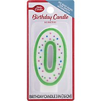 Betty Crocker Candles Birthday Numeral 0 - 1 Count - Image 2