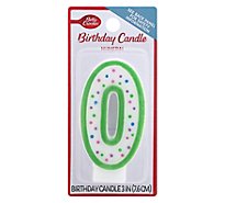 Betty Crocker Candles Birthday Numeral 0 - 1 Count