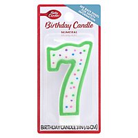 Betty Crocker Candles Birthday Numeral 7 - 1 Count - Image 3