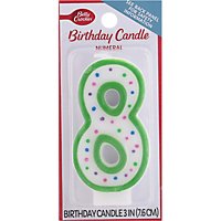 Betty Crocker Candles Birthday Numeral 8 - 1 Count - Image 2
