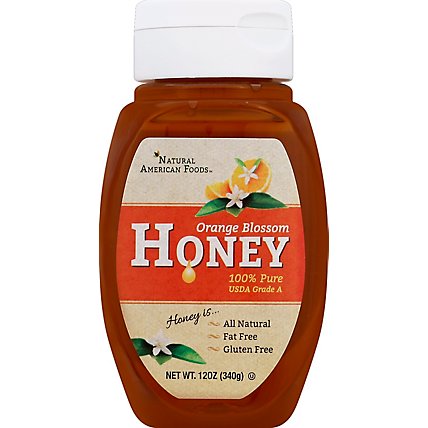 Natural American Foods Honey Orange Blossom - 12 Oz - Image 2