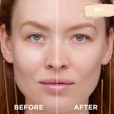 L'Oreal Paris True Match Super-Blendable Oil Free Makeup Powder W1 Light - 0.33 Oz - Image 2