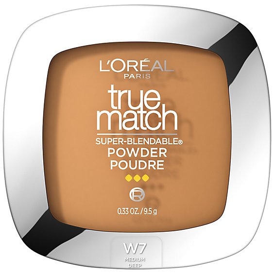 L'Oreal Paris True Match Caramel Beige Super Blendable Oil Free Makeup Powder - 0.33 Oz