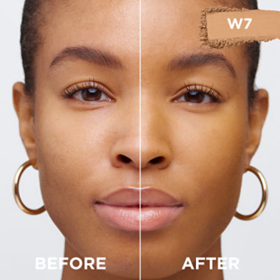 L'Oreal Paris True Match Super-Blendable Oil Free Makeup Powder W7 Medium Deep - 0.33 Oz - Image 2