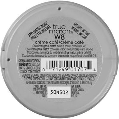 L'Oreal Paris True Match Creme Cafe Super Blendable Oil Free Makeup Powder Creme Cafe - 0.33 Oz - Image 3