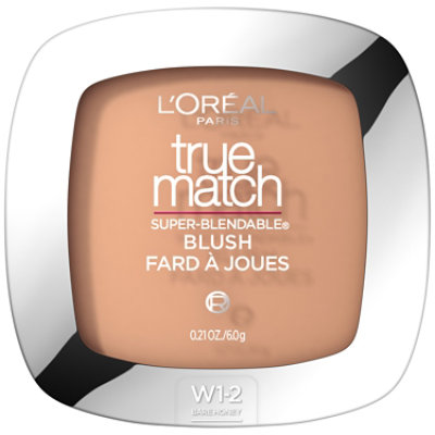 L'Oreal Paris True Match Bare Honey Blush Super Blendable  Soft Powder Texture - 0.21 Oz - Image 1