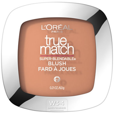 L'Oreal Paris True Match Barely Blushing Blush Super Blendable Soft Powder Texture - 0.21 Oz - Image 1