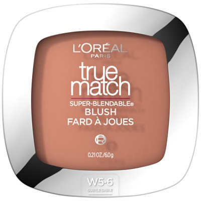 L'Oreal Paris True Match Soft Powder Texture Subtle Sable Super Blendable Blush - 0.21 Oz - Image 1