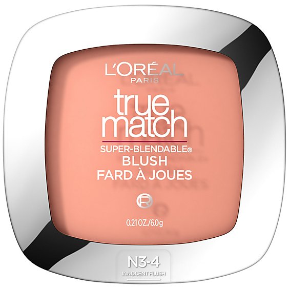 L'Oreal Paris True Match Soft Powder Texture Innocent Flush Super Blendable Blush - 0.21 Oz