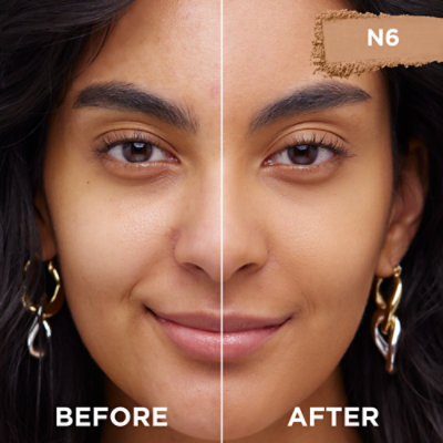 L'Oreal Paris True Match Super-Blendable Oil Free Makeup Powder N6 Medium - 0.33 Oz - Image 3